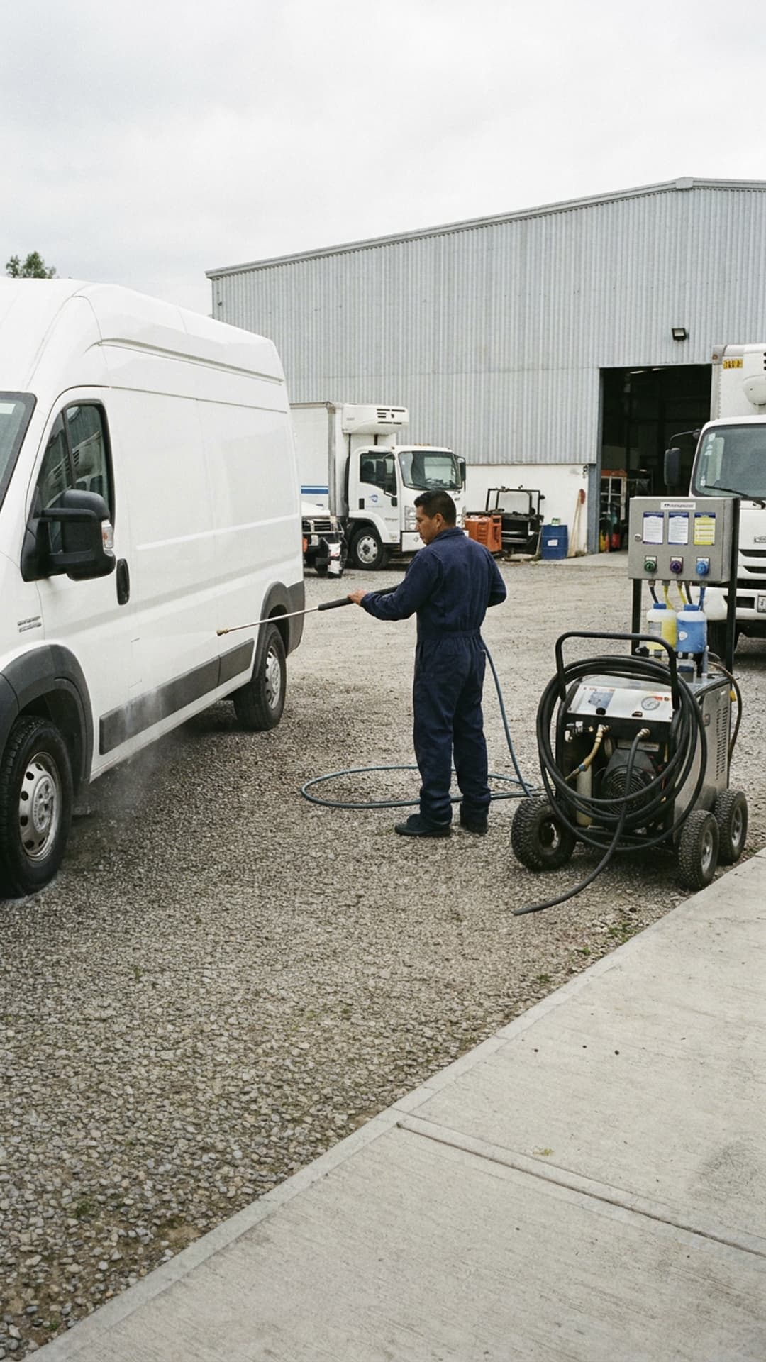 Mantenimiento y limpieza de flotillas vehiculares