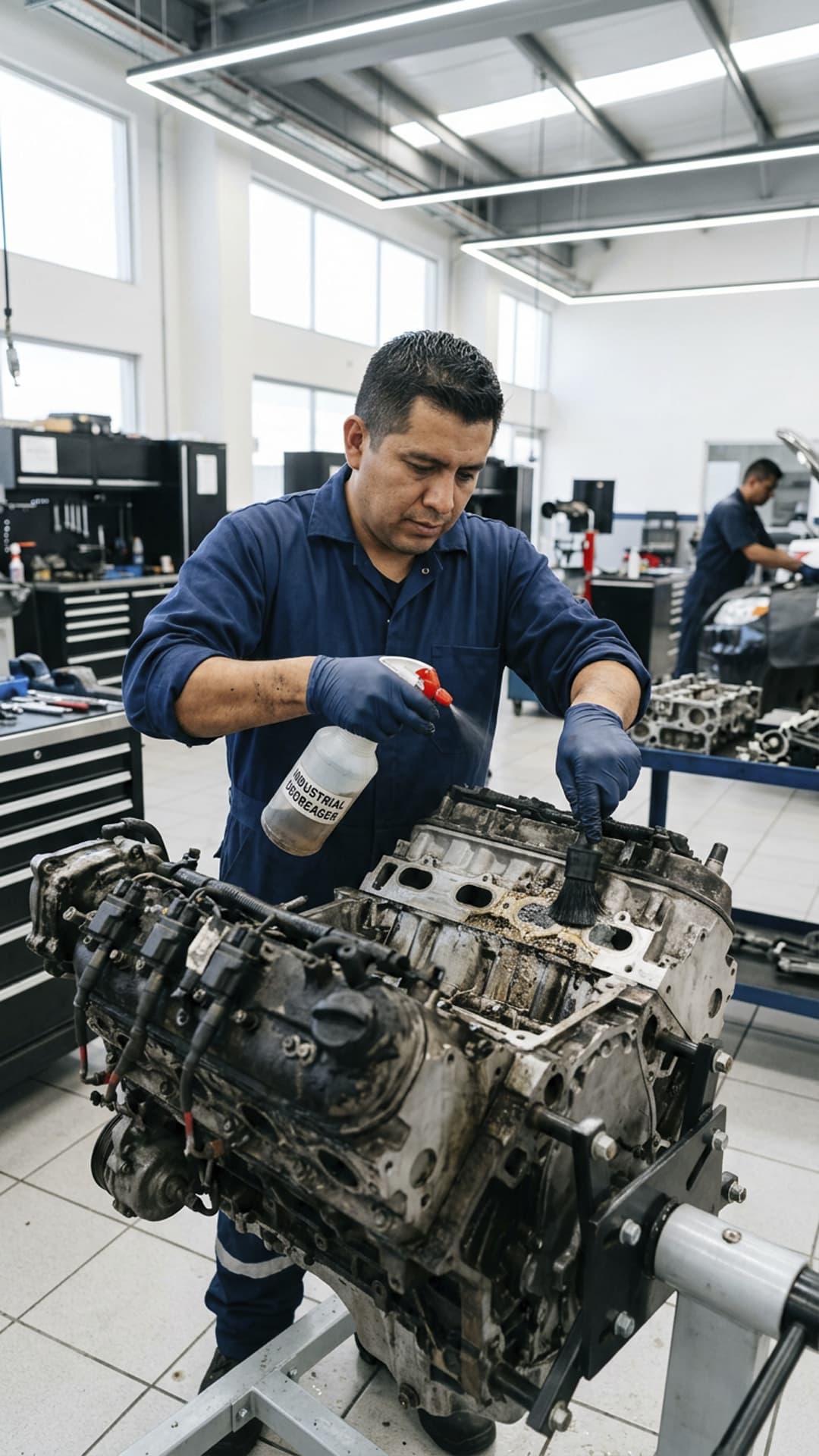 Mantenimiento de pisos en almacenes y plantas industriales
