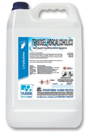 TENSOGEL HIDROALCOHOLICO