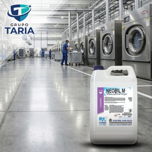 Productos para lavandería industrial, detergentes, suavizantes, blanqueadores y desmanchadores textiles.