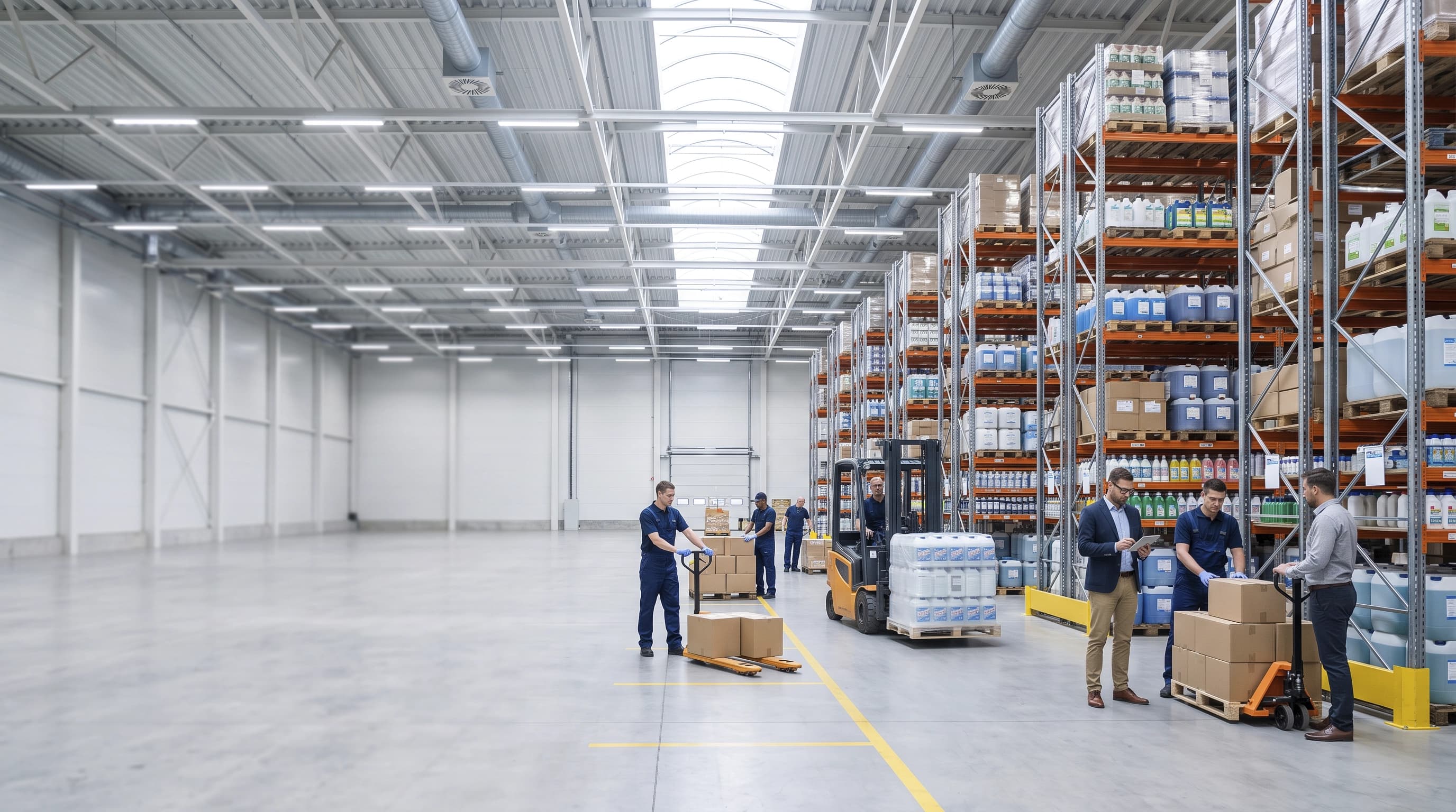 Productos de limpieza industrial y comercial de Grupo Taria para empresas en México.