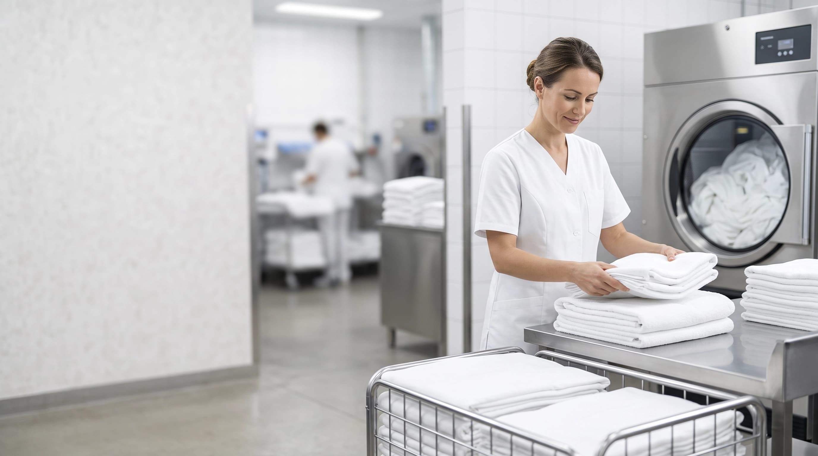 Blanqueador textil para lavanderías, hoteles y operaciones profesionales en México.