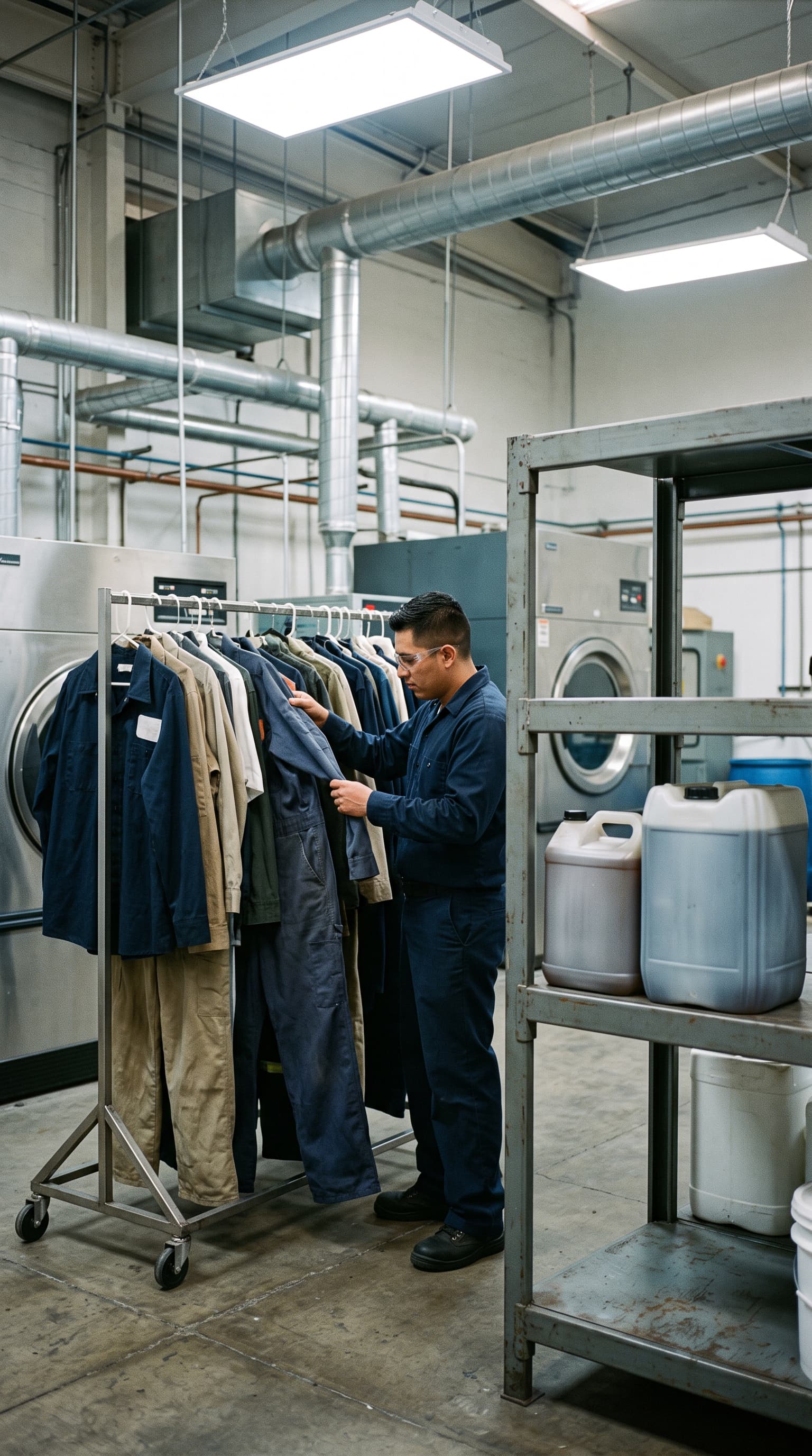 Detergentes para lavado de uniformes y ropa de trabajo